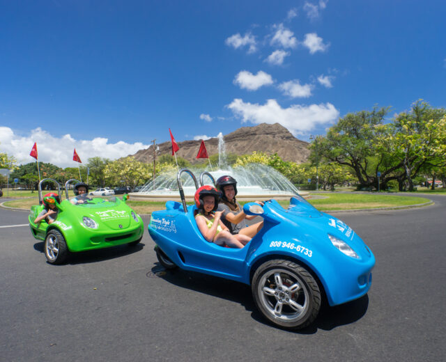 Oahu Moped, Scoot Coupe & Bike Map Tour Routes